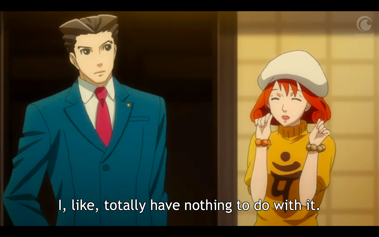 Ace Attorney Anime / Crunchyroll