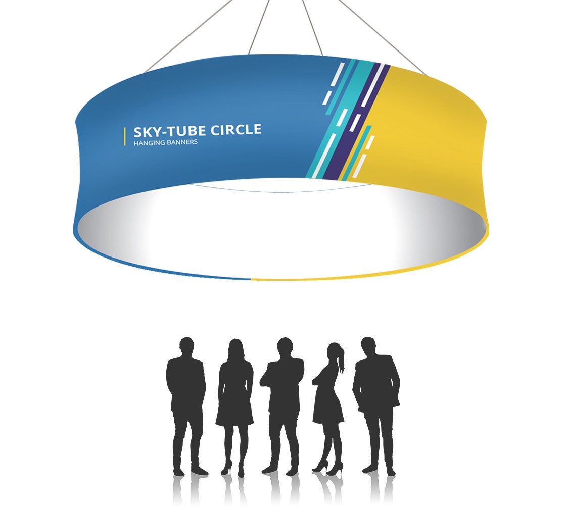 Skytube Circle Hanging Banners