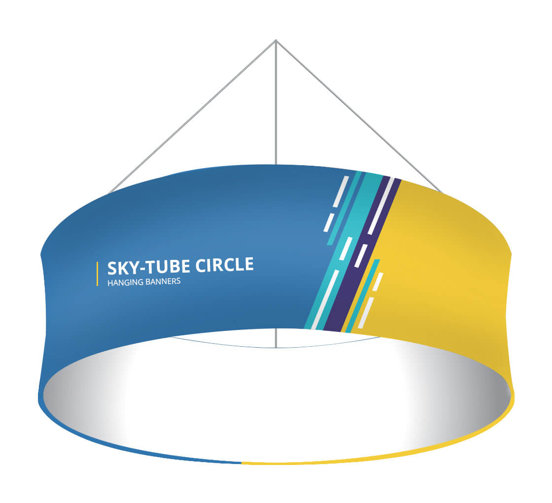 Skytube Circle Hanging Banners