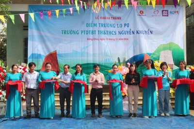 Khánh thành 2 điểm trường tại huyện Kông Chro