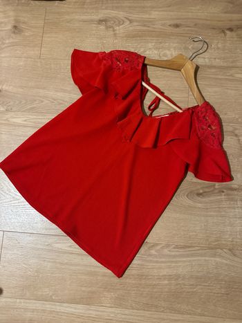 Blouse rouge Morgan