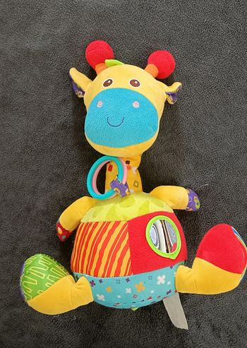 Doudou d'éveil girafe