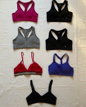 Lot brassières de sport taille 36