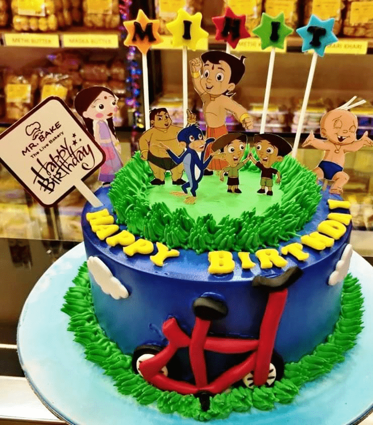 Cute Chhota Bheem Cake