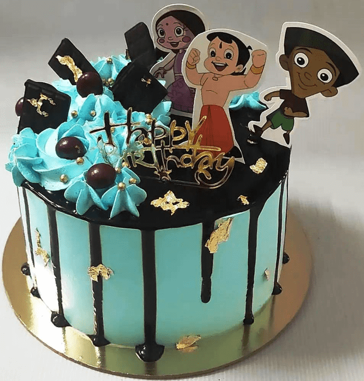 Delicate Chhota Bheem Cake