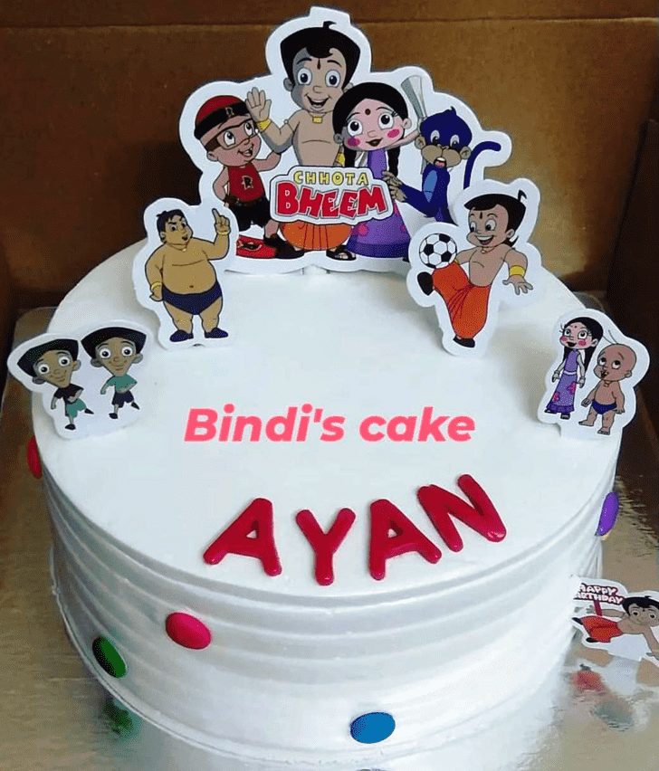 Delightful Chhota Bheem Cake