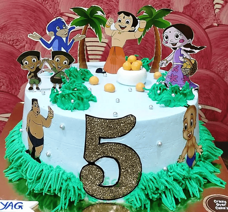 Enticing Chhota Bheem Cake