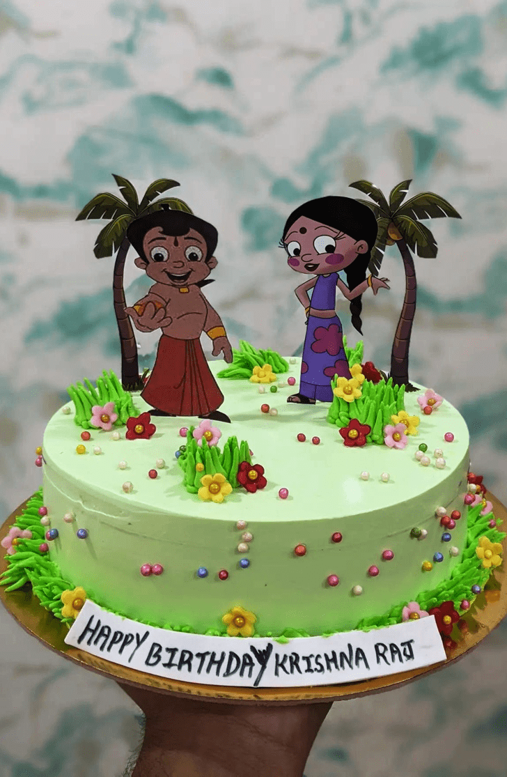 Alluring Chota Bheem Cake