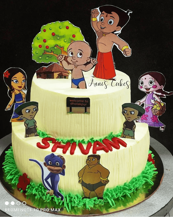 Beauteous Chota Bheem Cake