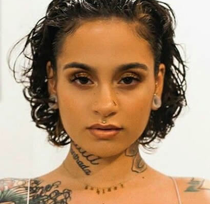 Kehlani wet hair look