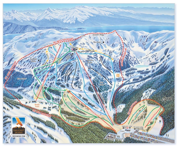 Eaglecrest Ski Area Trail Map