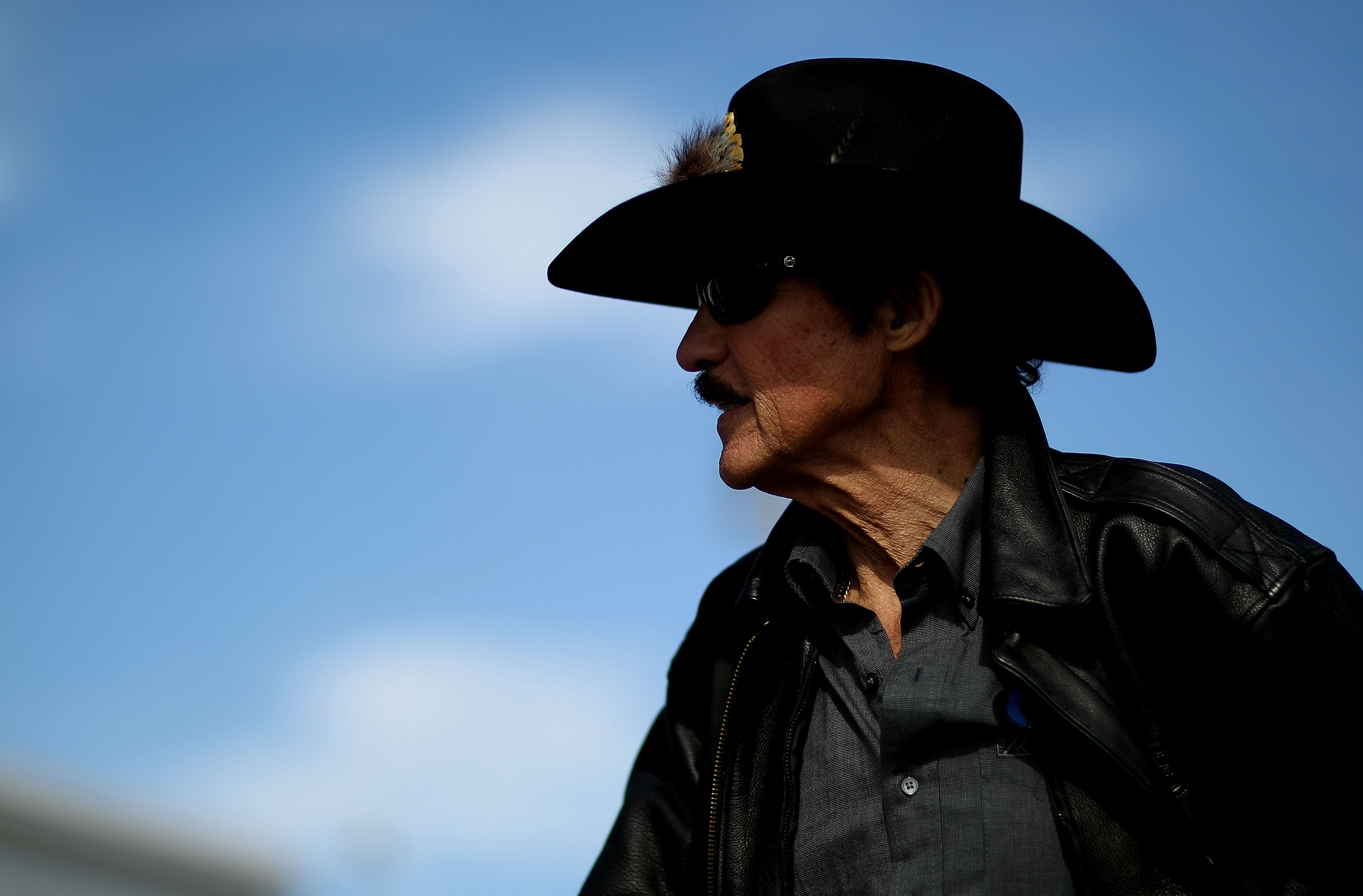 DAYTONA BEACH, FL - FEBRUARY 12:  Team owner Richard Petty looks on during practice for the NASCAR Sprint Cup Series Daytona 500 at Daytona International Speedway on February 12, 2011 in Daytona Beach, Florida.  (Photo by Nick Laham/Getty Images)