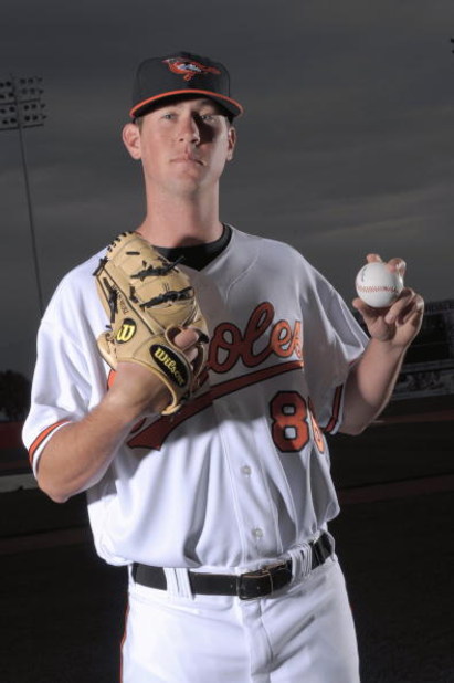 FORT LAUDERDALE, FL - FEBRUARY 23: Brian Matusz #86 of the Baltimore Orioles poses during photo day at the Orioles spring training complex on February 23, 2009 in Ft. Lauderdale, Florida. (Photo by Marc Serota/Getty Images)