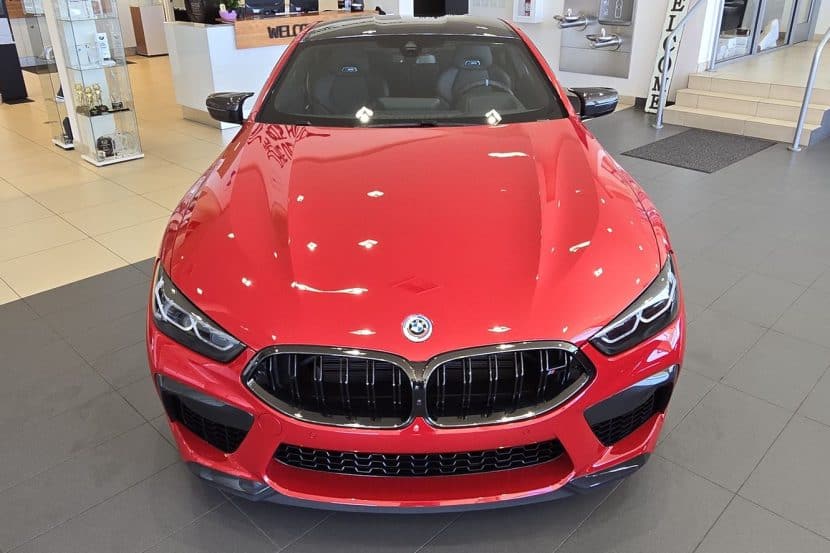 This 2024 BMW M8 in Imola Red is A Heavyweight Champion