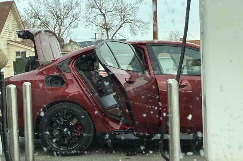 BMW i5 Spotted With an NACS Port in America