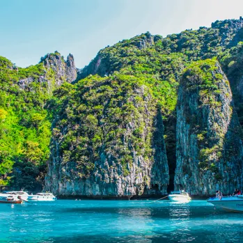 View of Koh Phi Phi to Krabi