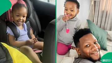 Mzansi cracks up over toddler's adorable request to dad, video amuses SA peeps