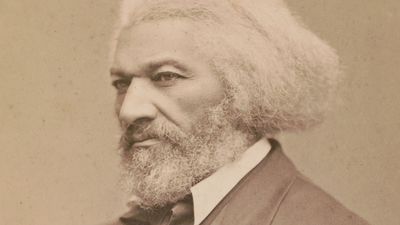 Frederick Douglass, between 1880 and 1890; photo by George Kendall Warren.