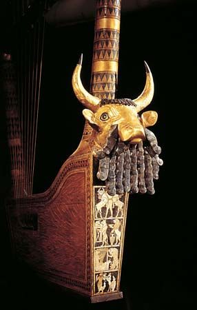 Sumerian box lyre