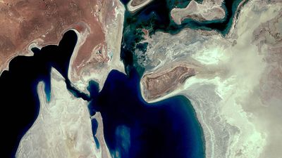 The decline and partial recovery of the Aral Sea