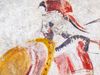 The video thumbnail image shows an ancient drawing of a gladiator holding a shield and spear.