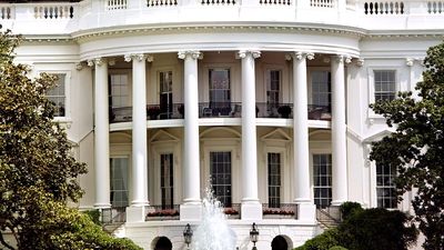 South portico of the White House, Washington, D.C.