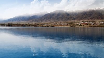 Lake Issyk-kul kyrgyzstan