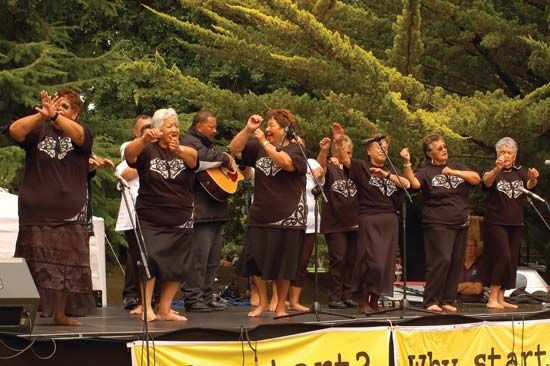 Māori choir