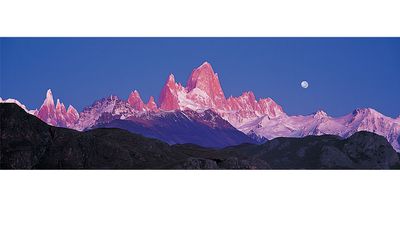 Panoramic view of Mount Fitzroy, El Chalten, Argentina