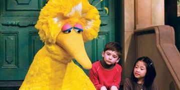 Big Bird in Sesame Street