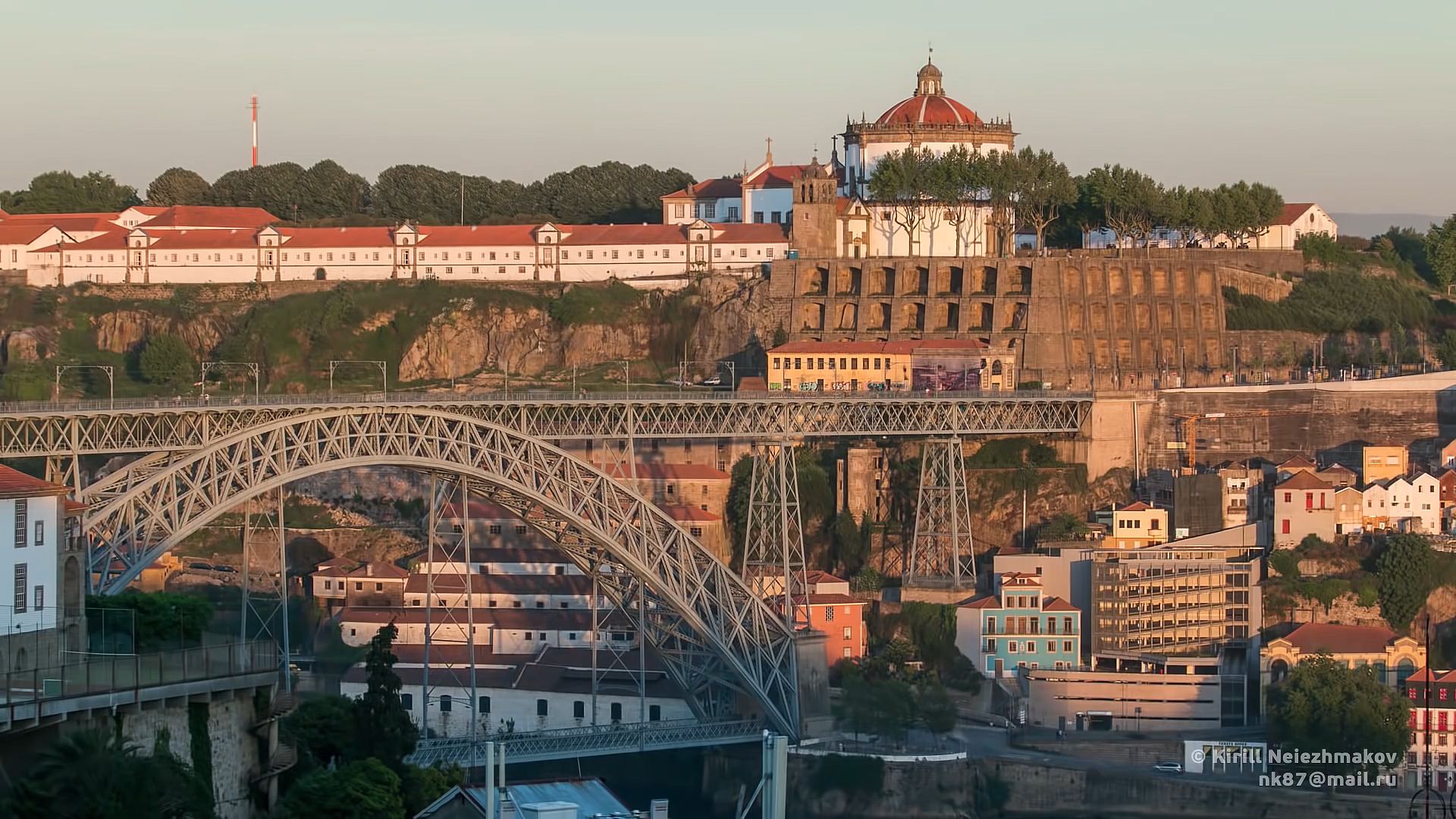 Explore the historical baroque churches and neoclassical sites of Porto from the Luis I Bridge and the River Douro