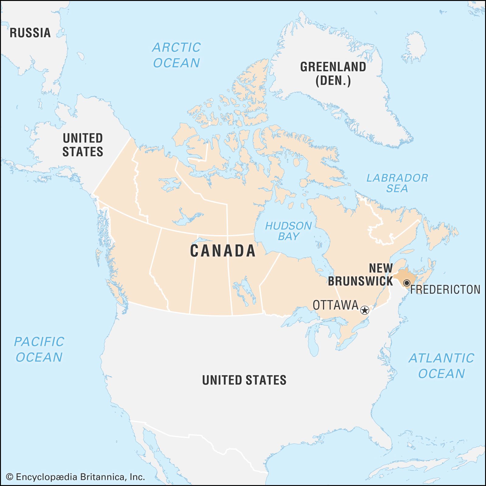 Map New Brunswick Canada - Lucia Rivalee