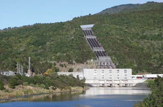 New Zealand: hydroelectric power station