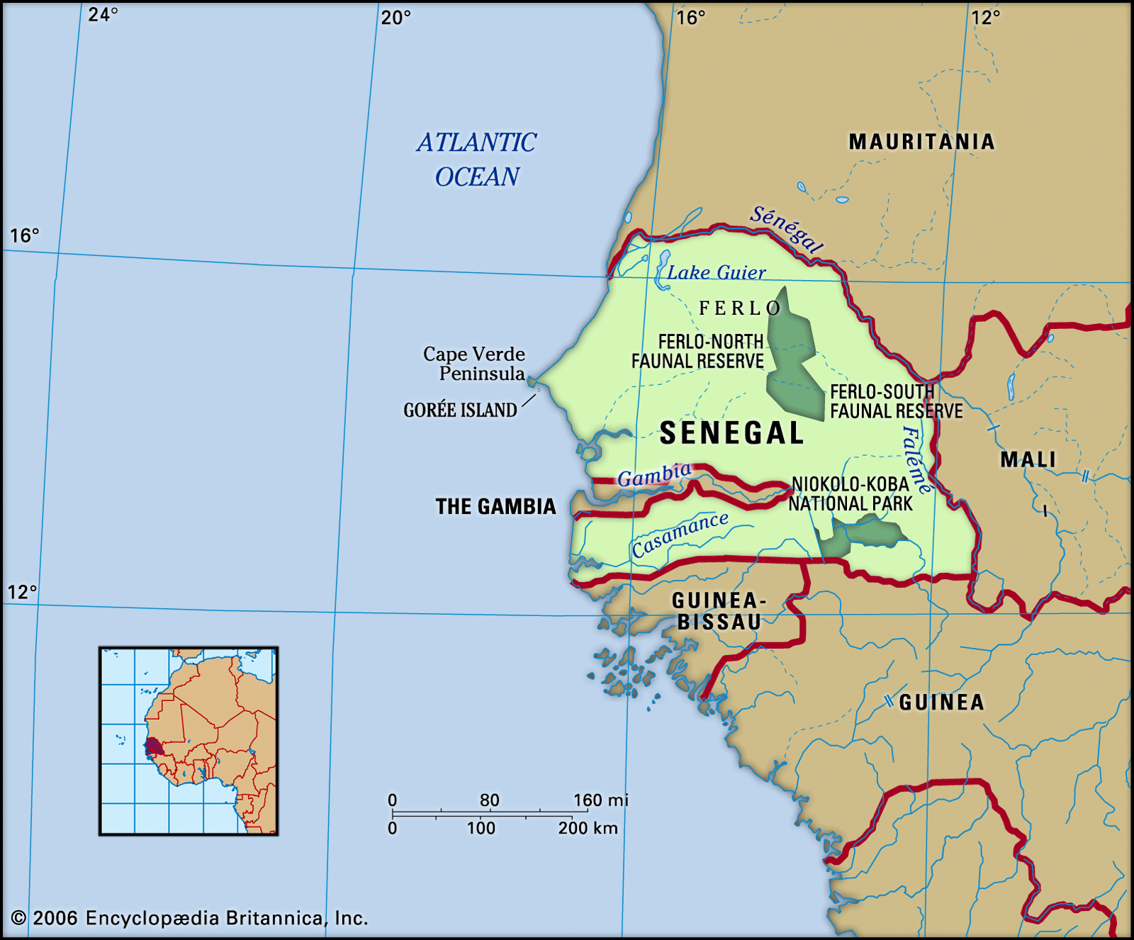 Geography Of Senegal