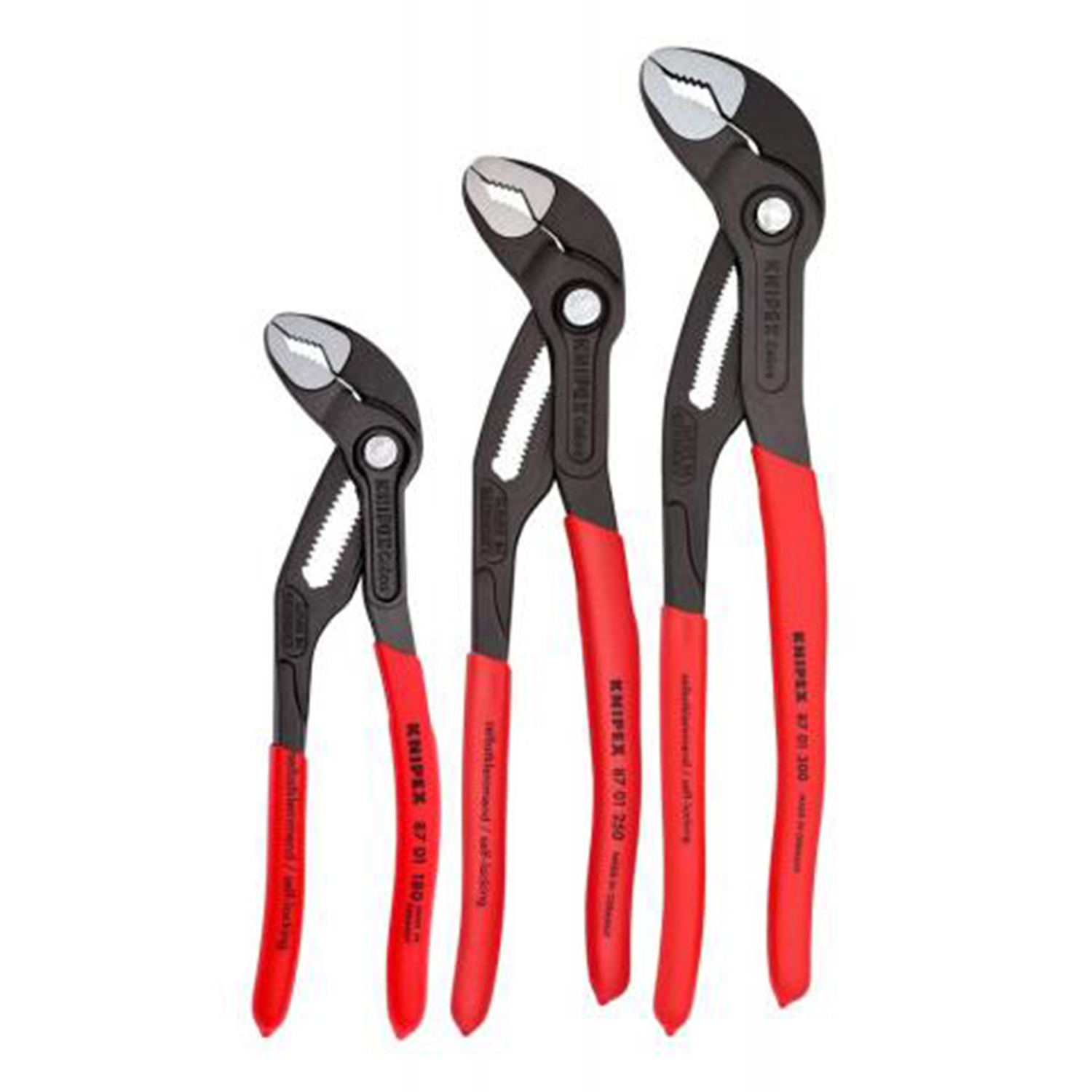 Knipex® 3 Piece Cobra® Water Pump Pliers Set