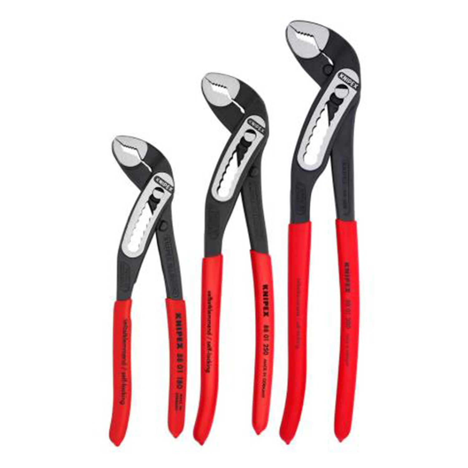 Knipex® 3 Piece Alligator Water Pump Pliers Set