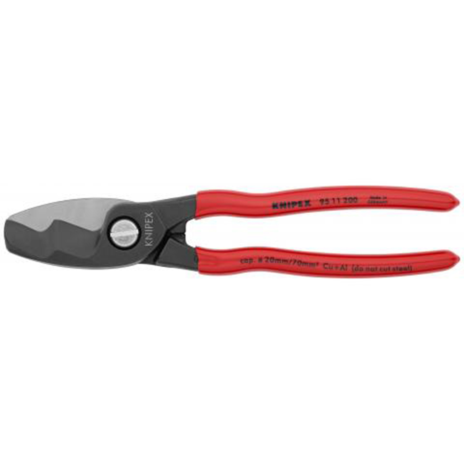 KNIPEX® Cable Shears - Twin Cutting Edges