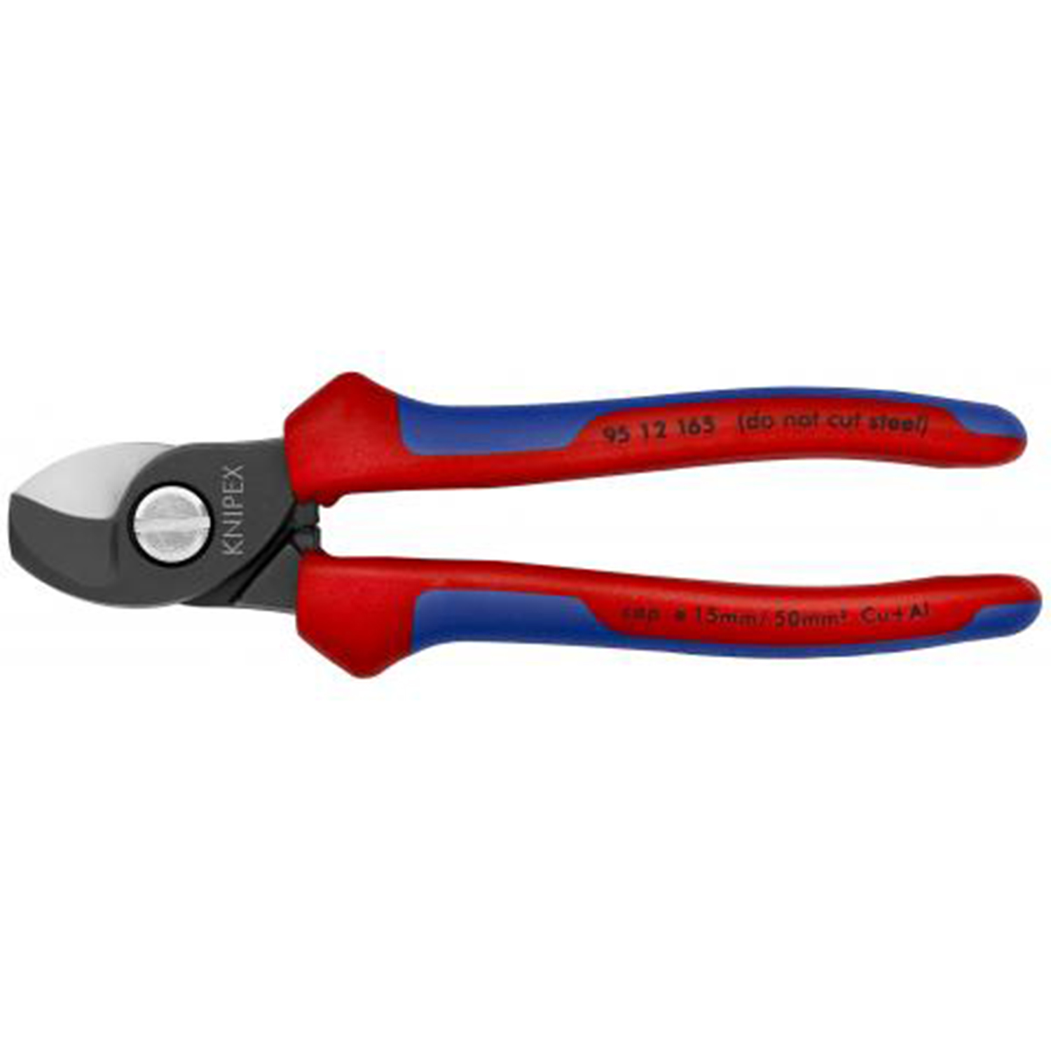 KNIPEX® Cable Shears with Multi-Component Grips