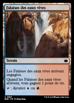 Falaises des eaux vives image