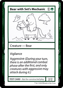 Bear with Set's Mechanic Playtest