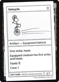 Unicycle Playtest