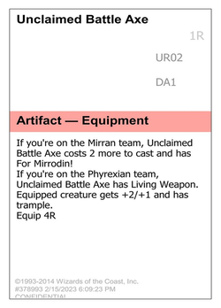 Unclaimed Battle Axe image