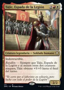 Tájic, Espada de la Legión