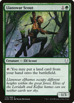 Llanowar Scout