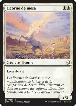 Licorne de mesa