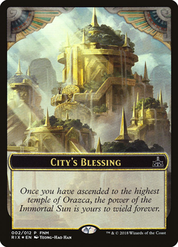 City's Blessing Token Card // Elemental Token Card
都市の祝福トークンカード // エレメンタルトークンカード