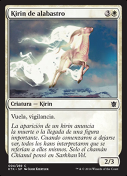 Kirin de alabastro