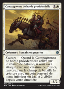 Compagnonne de horde providentielle