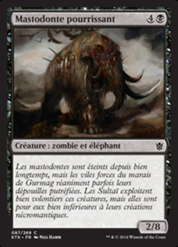 Mastodonte pourrissant