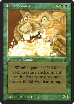 Wombat rabioso